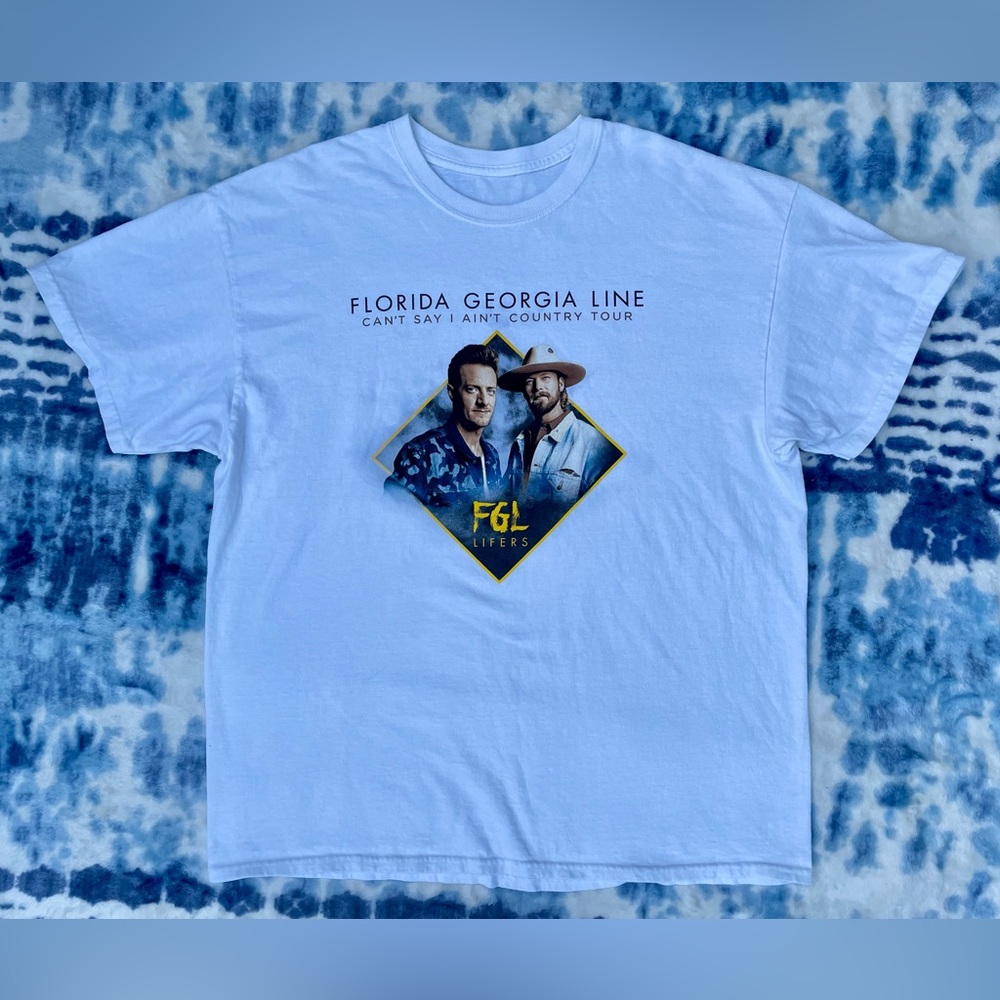 Florida Georgia Line Can’t Say I Ain’t Country Tour T- shirt XL